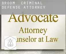 Broom  criminal defense attorney