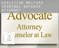 Christian Malford  criminal defense attorney