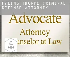 Fyling Thorpe  criminal defense attorney