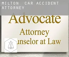 Milton car accident attorney