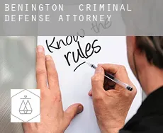 Benington  criminal defense attorney